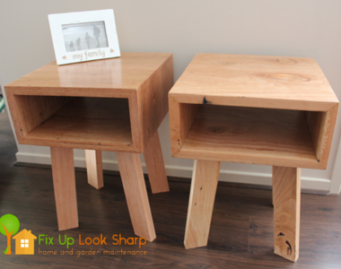Recycled Messmate Bedside Tables