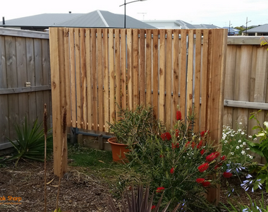 Bespoke timber garden screens