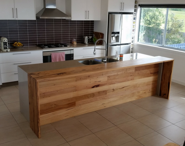 Kitchen Benchtop Extension and Panelling