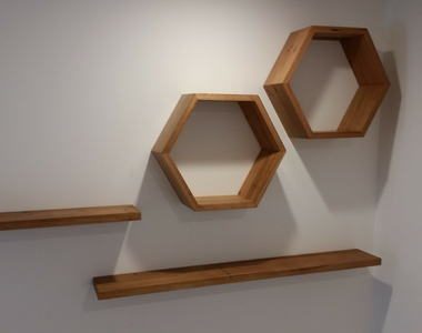 Hexagonal Wall boxes and Shelves